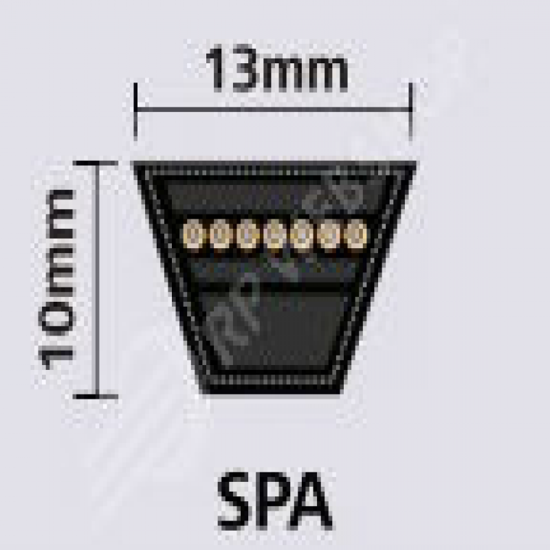 Smal profiel v-snaar SPA