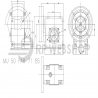 SITI  MU 50 60/1 PAM14/160 Uitgaande holle as d 25H7