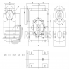 SITI  MU 110 10/1 PAM28/160 Uitgaande holle as d 42H7 Montage pos. standaard conform documentatie
