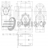 SITI  MU 110 30/1 PAM38/200 Uitgaande holle as d 42H7 Montage pos. standaard conform documentatie