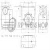 SITI  MU 110 100/1 PAM24/140 Uitgaande holle as d 42H7 Montage pos. standaard conform documentatie