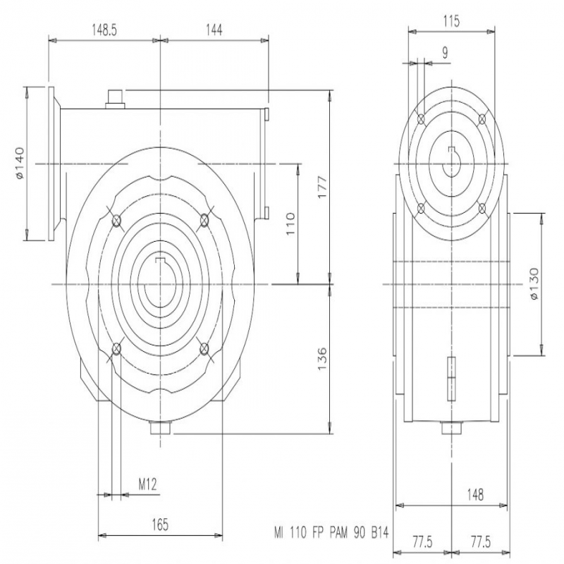 SITI MI 110FP 50/1 PAM24/140