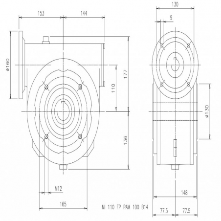 SITI MI 110FP 50/1 PAM28/160