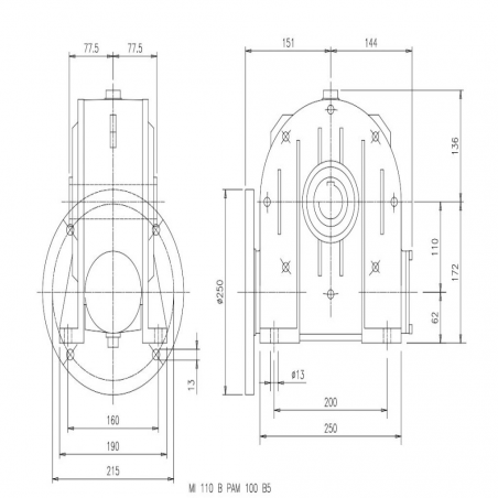 SITI MI 110B 80/1 PAM28/250