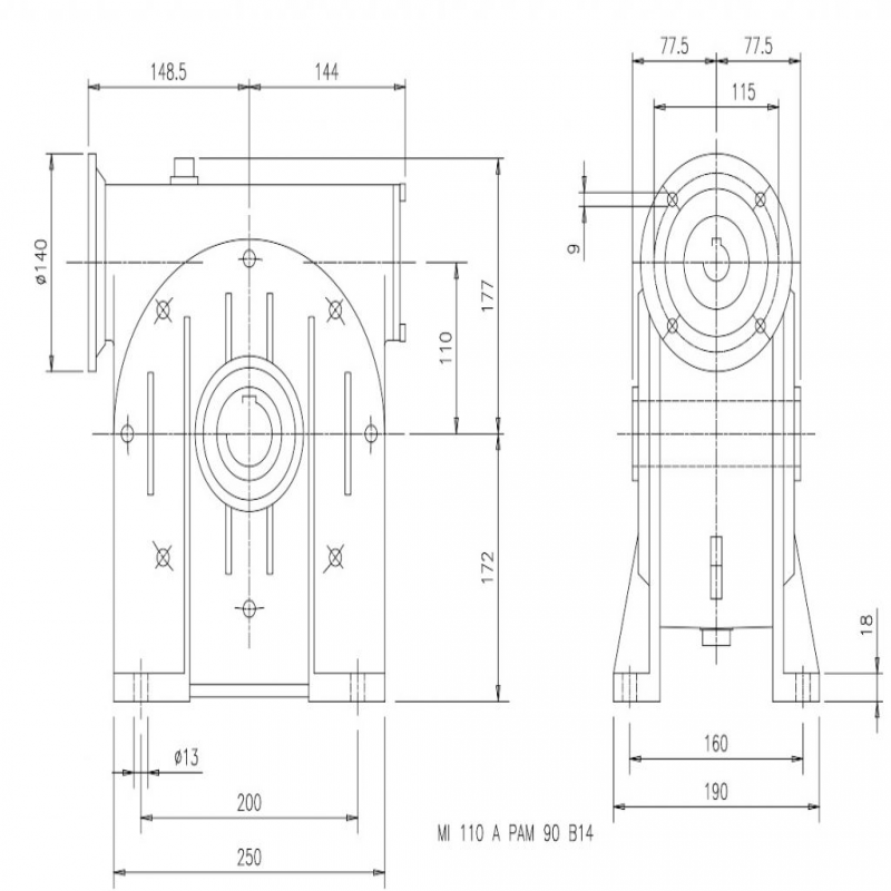 SITI MI 110A 80/1 PAM24/140
