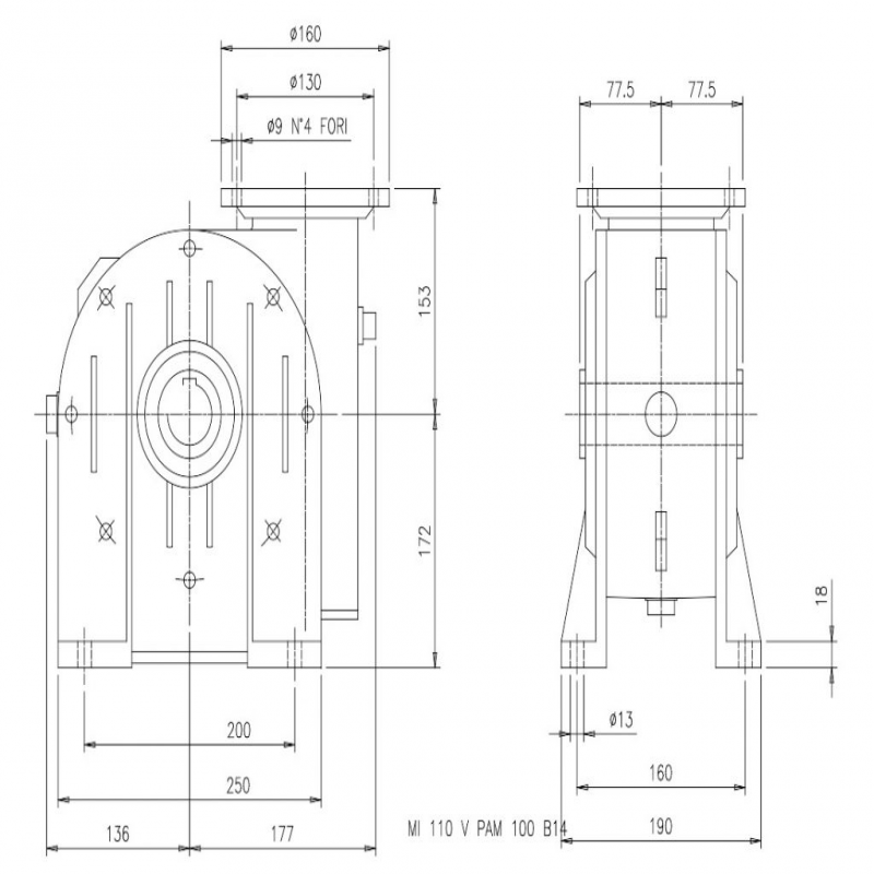 SITI MI 110V 40/1 PAM28/160