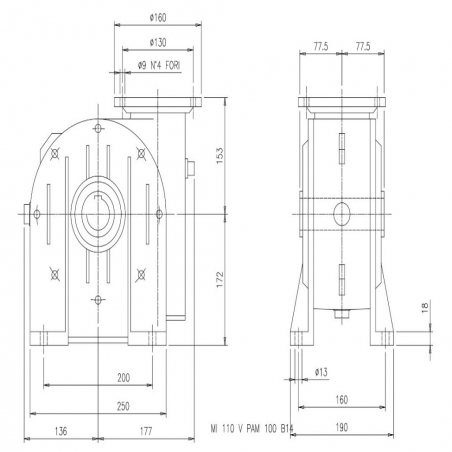 SITI MI 110V 40/1 PAM28/160
