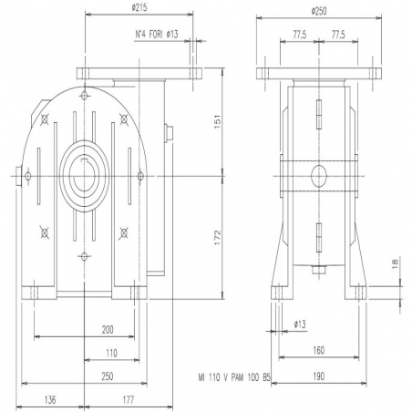 SITI MI 110V 50/1 PAM28/250