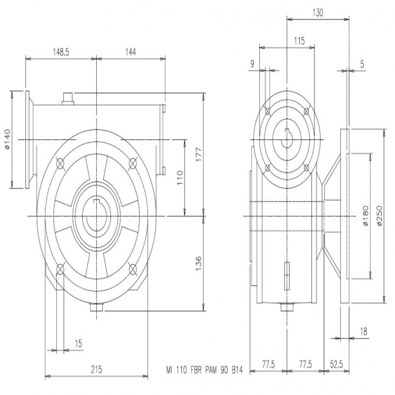 SITI MI 110FBR 80/1 PAM24/140
