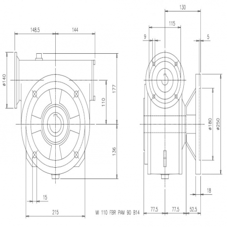 SITI MI 110FBR 80/1 PAM24/140