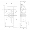 SITI  MI 175A 80/1 PAM28/250 Uitgaande holle as d 60H7 Montage pos. standaard conform documentatie