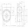 SITI  MI 175F 100/1 PAM28/250 Uitgaande holle as d 60H7 Montage pos. standaard conform documentatie