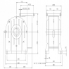 SITI  MI 175V 80/1 PAM28/250 Uitgaande holle as d 60H7 Montage pos. standaard conform documentatie