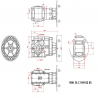 MBH  56 C  29.65  (IEC 80B5) ratio 29.65