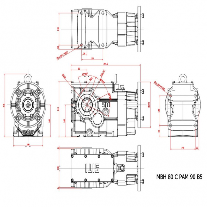 MBH  80 C  39.59 (IEC90B5) 39.59  ratio
