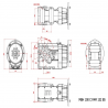 MBH 100 C   9.38   (IEC132B5) Ratio  9.38