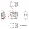 MBH 100 C  90.95   (IEC80B5) Ratio 90.95