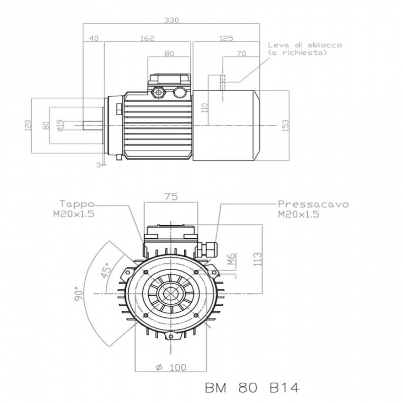 Remmotor BM | RPWEBSHOP.NL