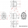 MNHL20/2/ 4.3   ( IEC 71B5 )  Ratio 4.3