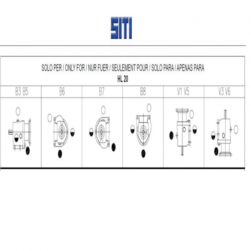 MNHL20/2/ 6.1   ( IEC 71B5 )  Ratio 6.1