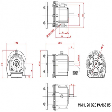 MNHL20/2/24.1   ( IEC  63B5 ) Ratio 24.1