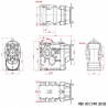 MBH 140 C  20.96   (IEC160B5) Ratio 20.96