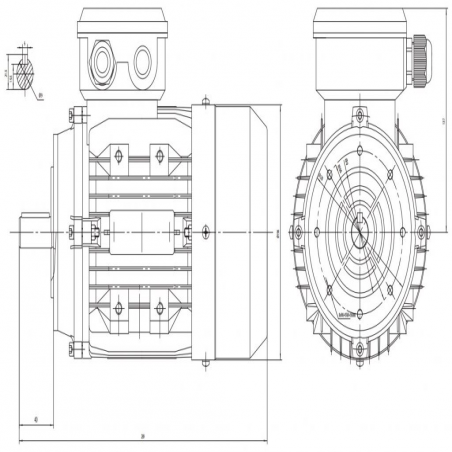 IE1-6p-0.37kW IEC80
