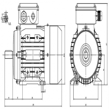 IE1-6p-0.55kW IEC80