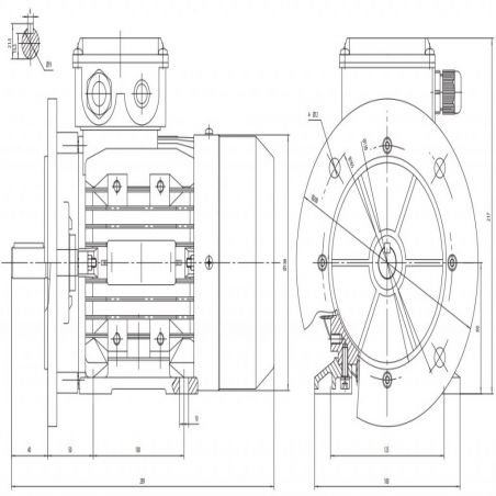 IE1-6p-0.55kW IEC80