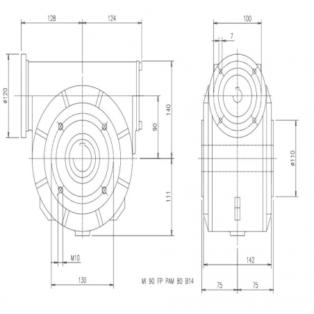 MI 90FP 80/1 PAM19/120