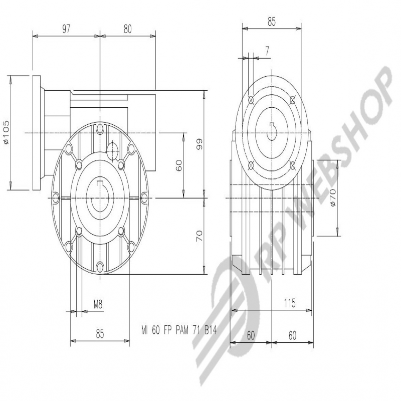 SITI MI 60FP 60/1 PAM14/105