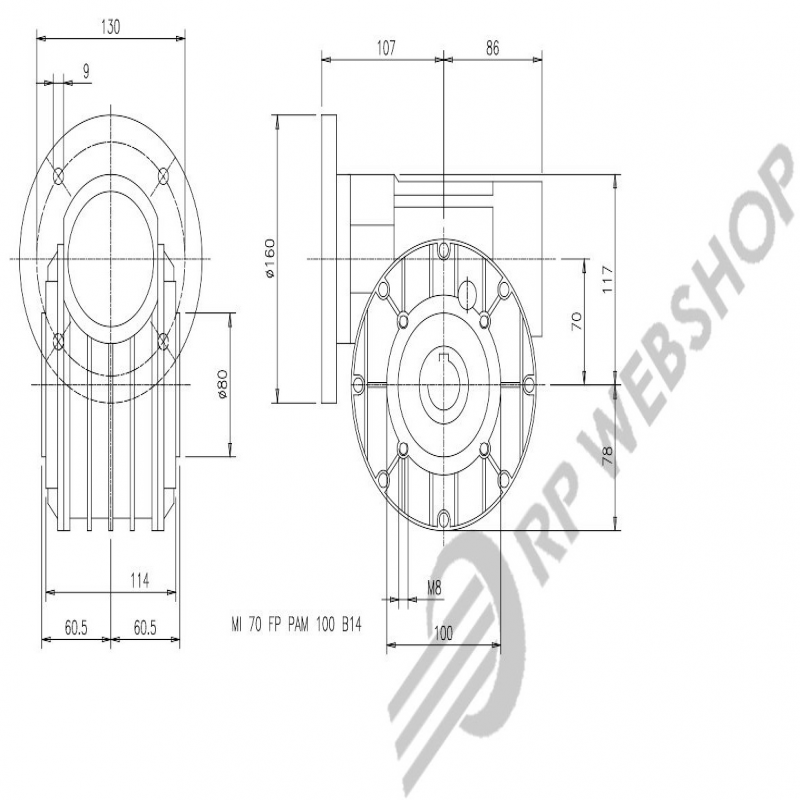 SITI MI 70FP 15/1 PAM28/160
