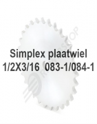 Plaatwiel 083-1 en 084-1