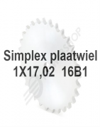 Plaatwiel 16B1