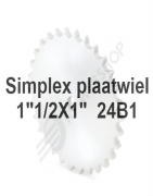 Plaatwiel 24B1