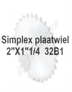 Plaatwiel 32B1